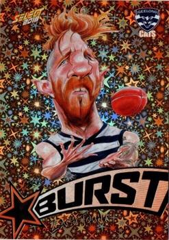 2018 Select Footy Stars - Starburst Caricatures Orange #SP28 Zac Tuohy Front